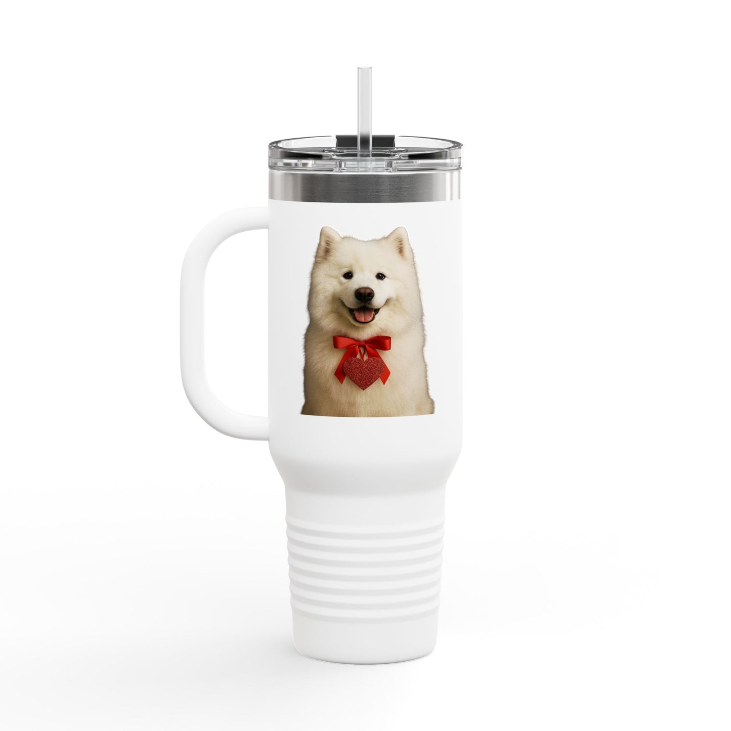 Cupid's Companion Samoyed Insulated Travel Mug