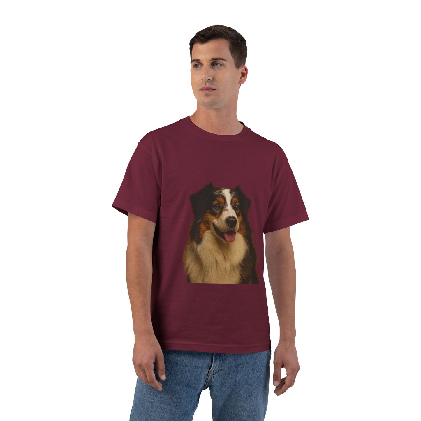 Aussie Head Men's Short-Sleeve Crewneck Tee