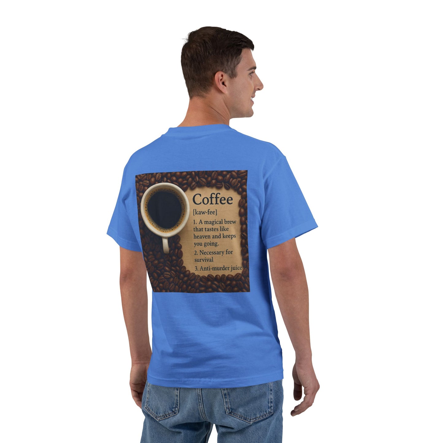Coffee Definition Men's Short-Sleeve Crewneck Tee
