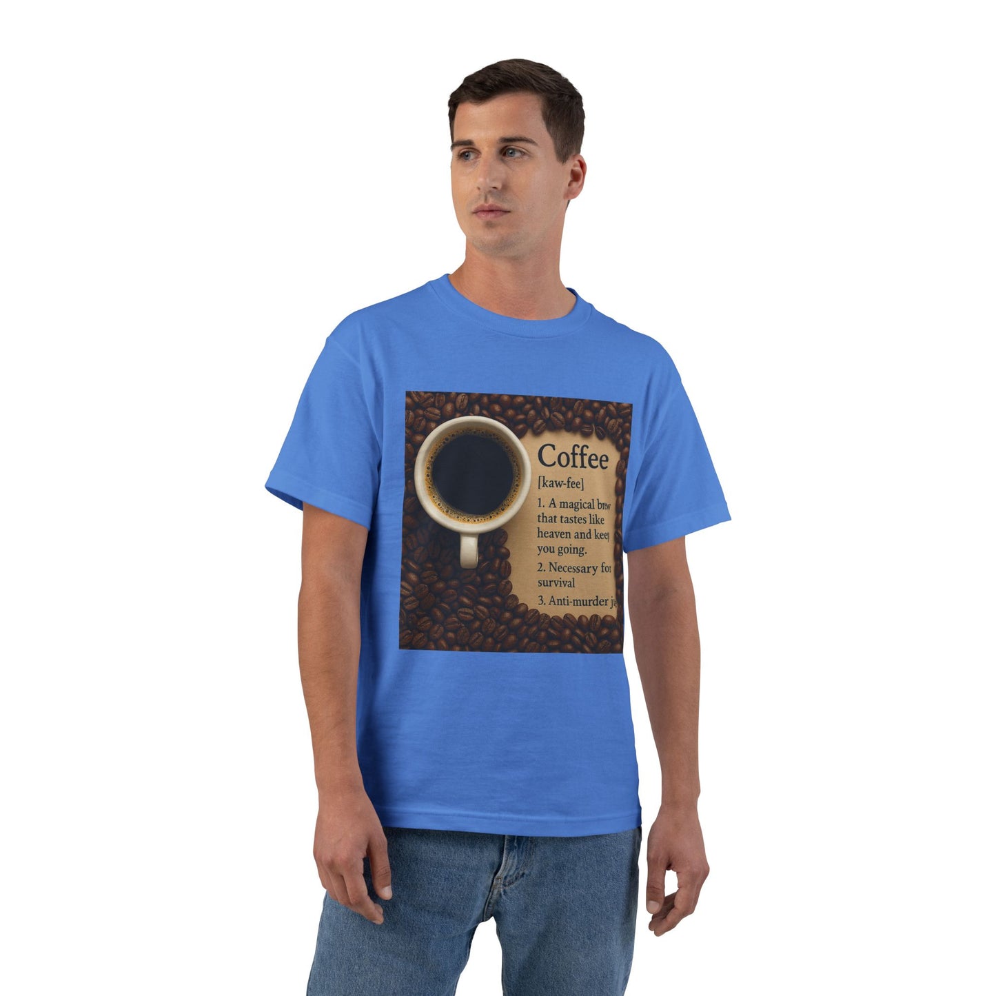 Coffee Definition Men's Short-Sleeve Crewneck Tee