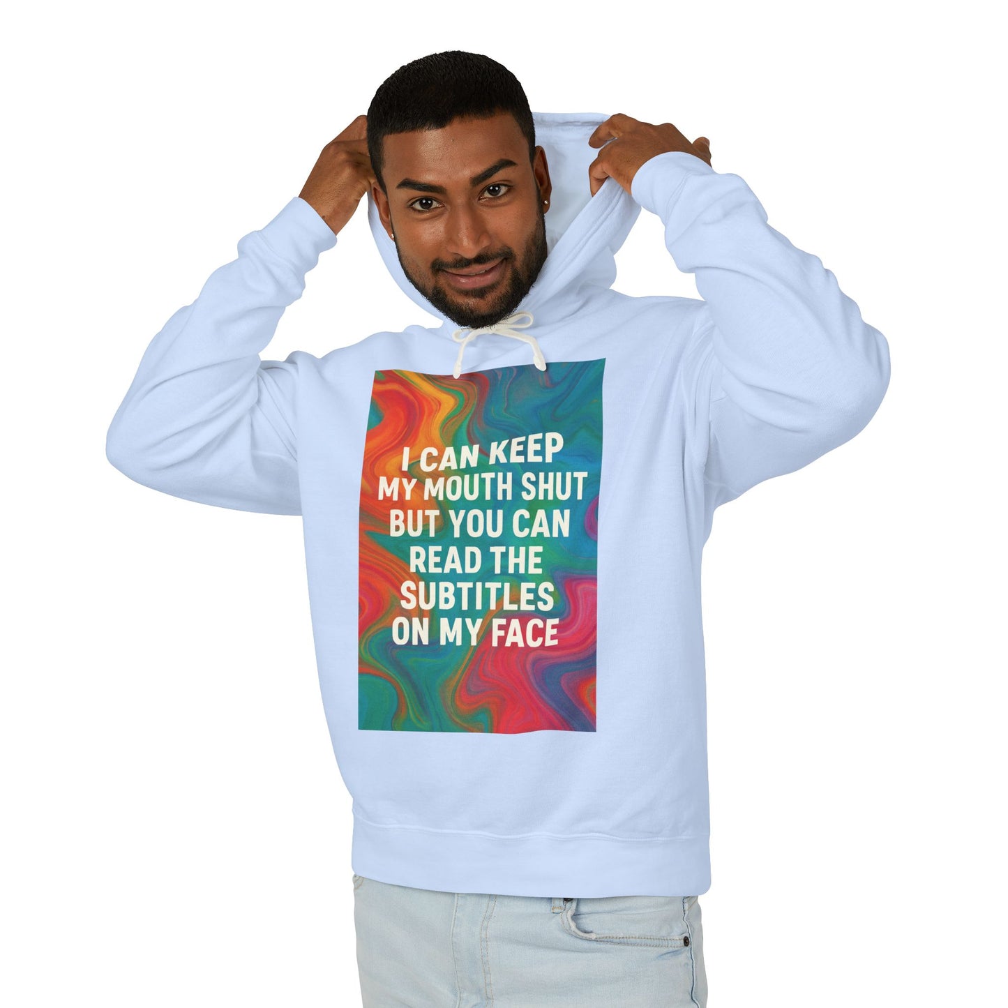 Subtitles Unisex Lightweight Hoodie