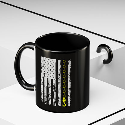 Thin Yellow Line 2-Tone Coffee Mug