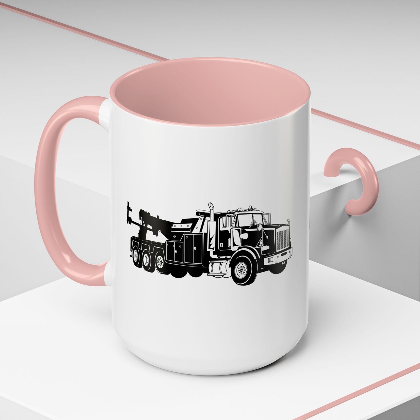 Heavy Tow Truck 2-Tone Coffee Mug