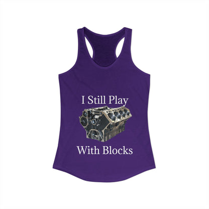 Play With Blocks Women's Racerback Tank