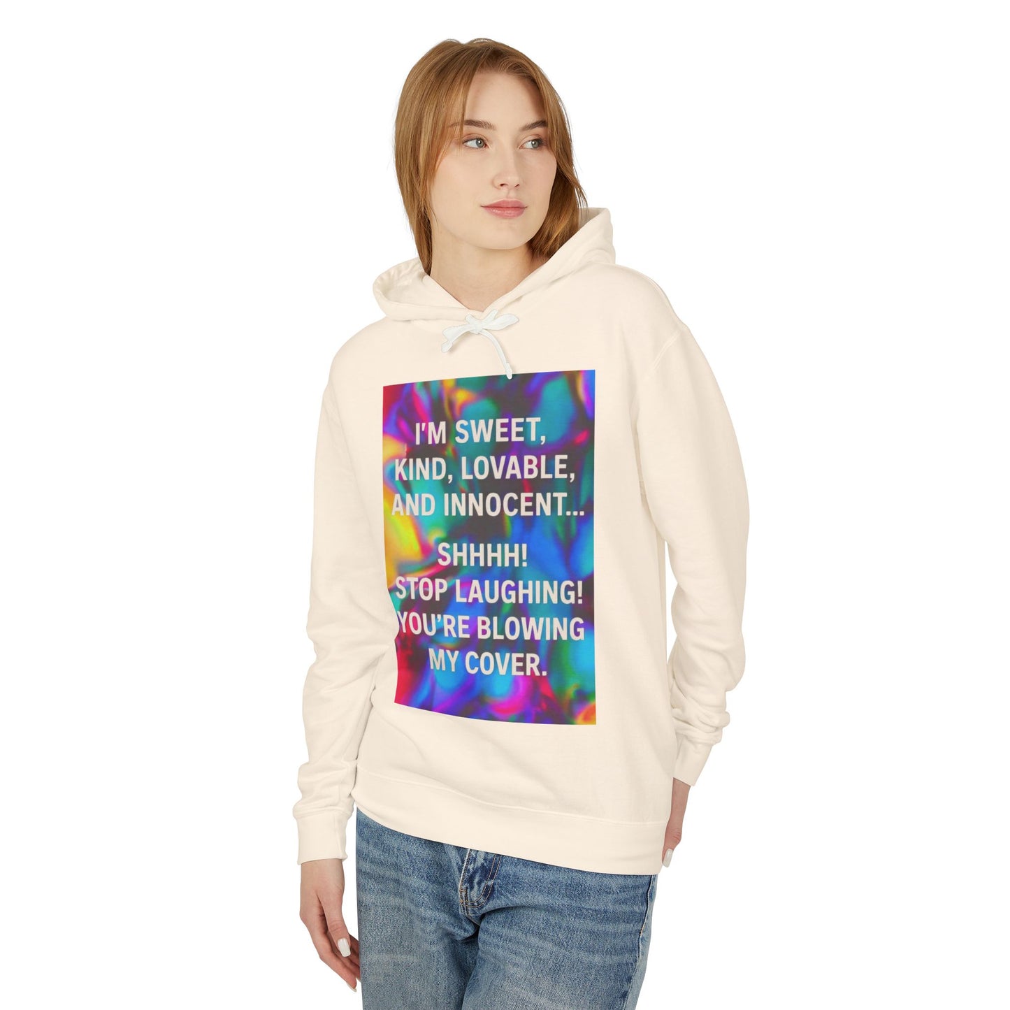 Blowing My Cover Unisex Lightweight Hoodie