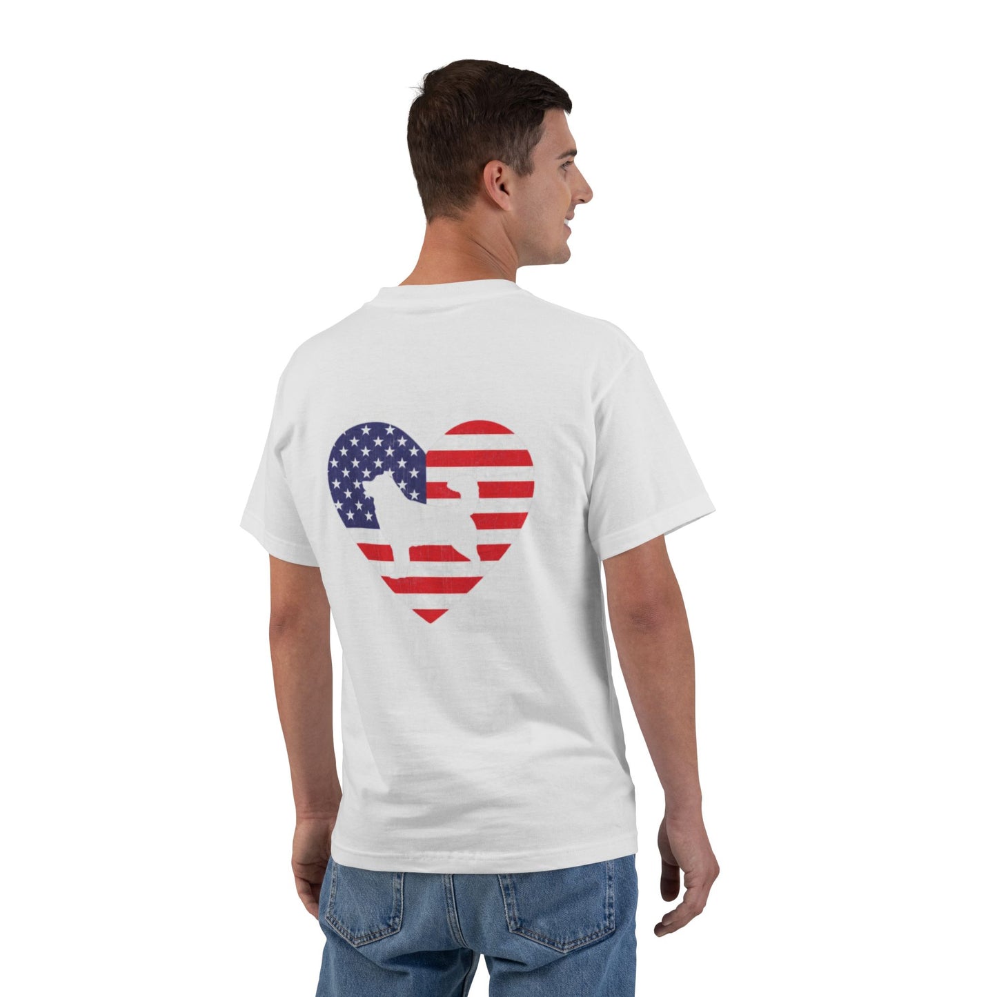 Malamute Flag Men's Short-Sleeve Crewneck Tee