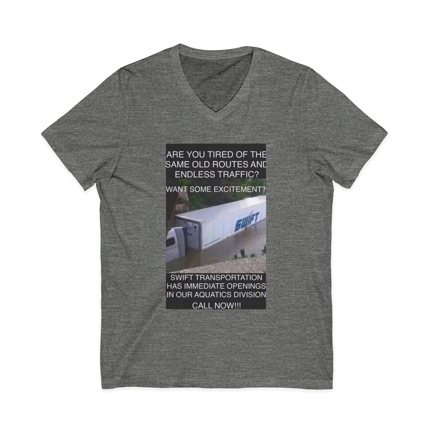 Swift Aquatics Unisex Short Sleeve V-Neck Tee
