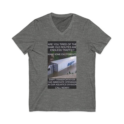 Swift Aquatics Unisex Short Sleeve V-Neck Tee