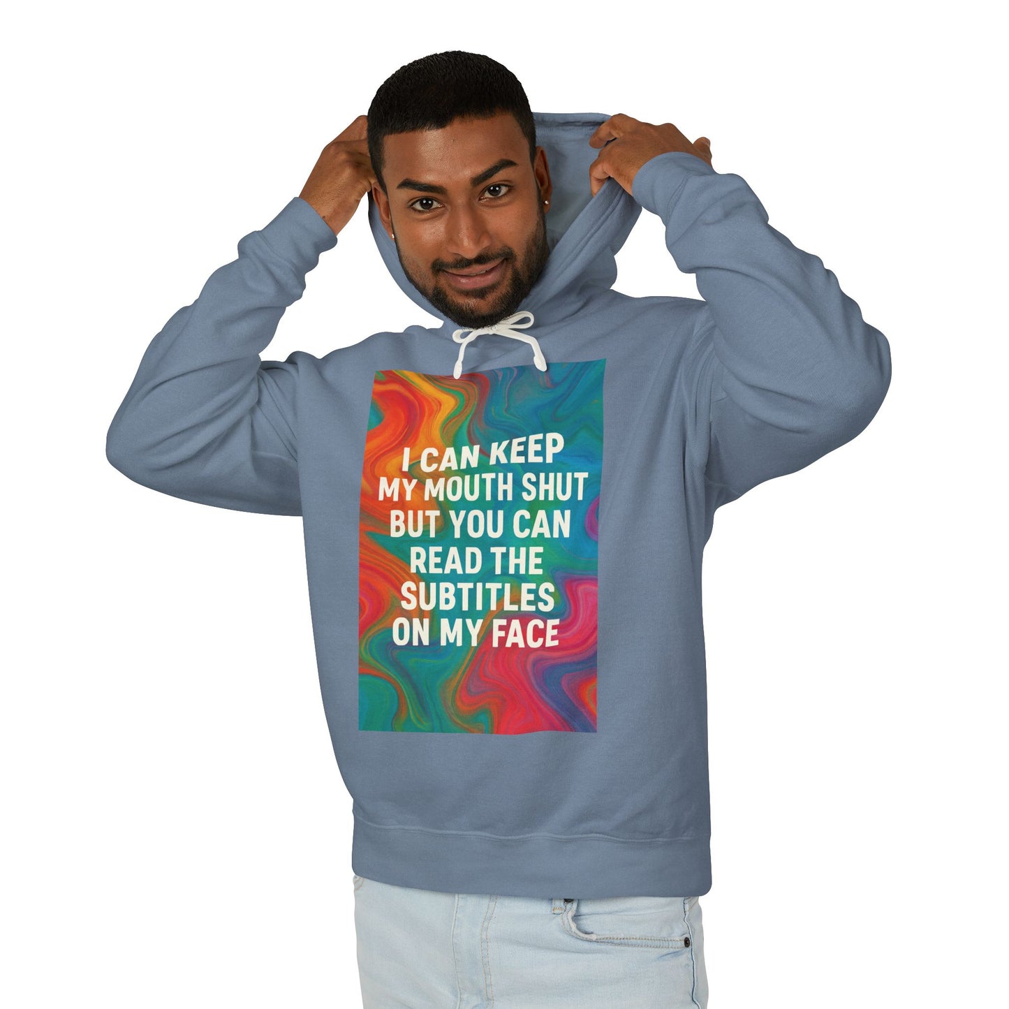 Subtitles Unisex Lightweight Hoodie
