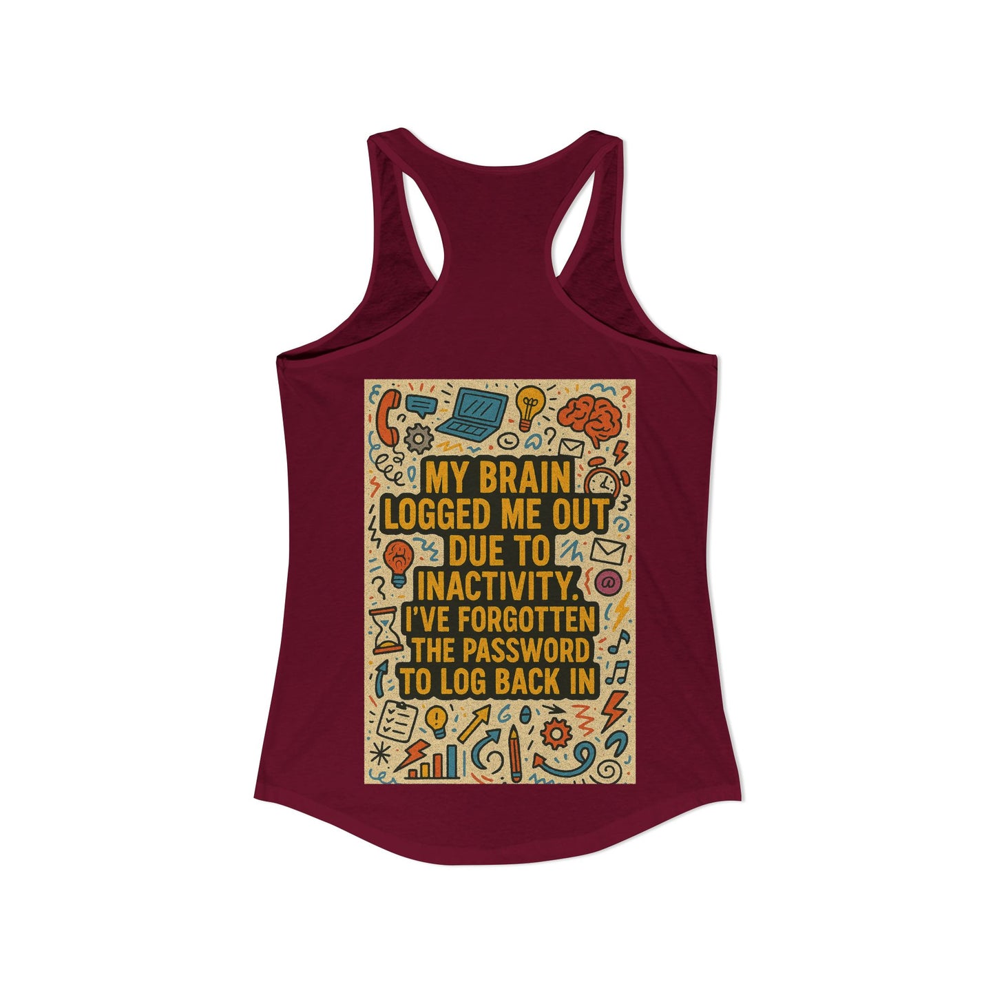 Logged Out Women's Racerback Tank