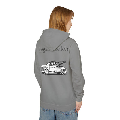 Legal H**ker Wheel Lift Tow Truck Unisex Lightweight Hoodie