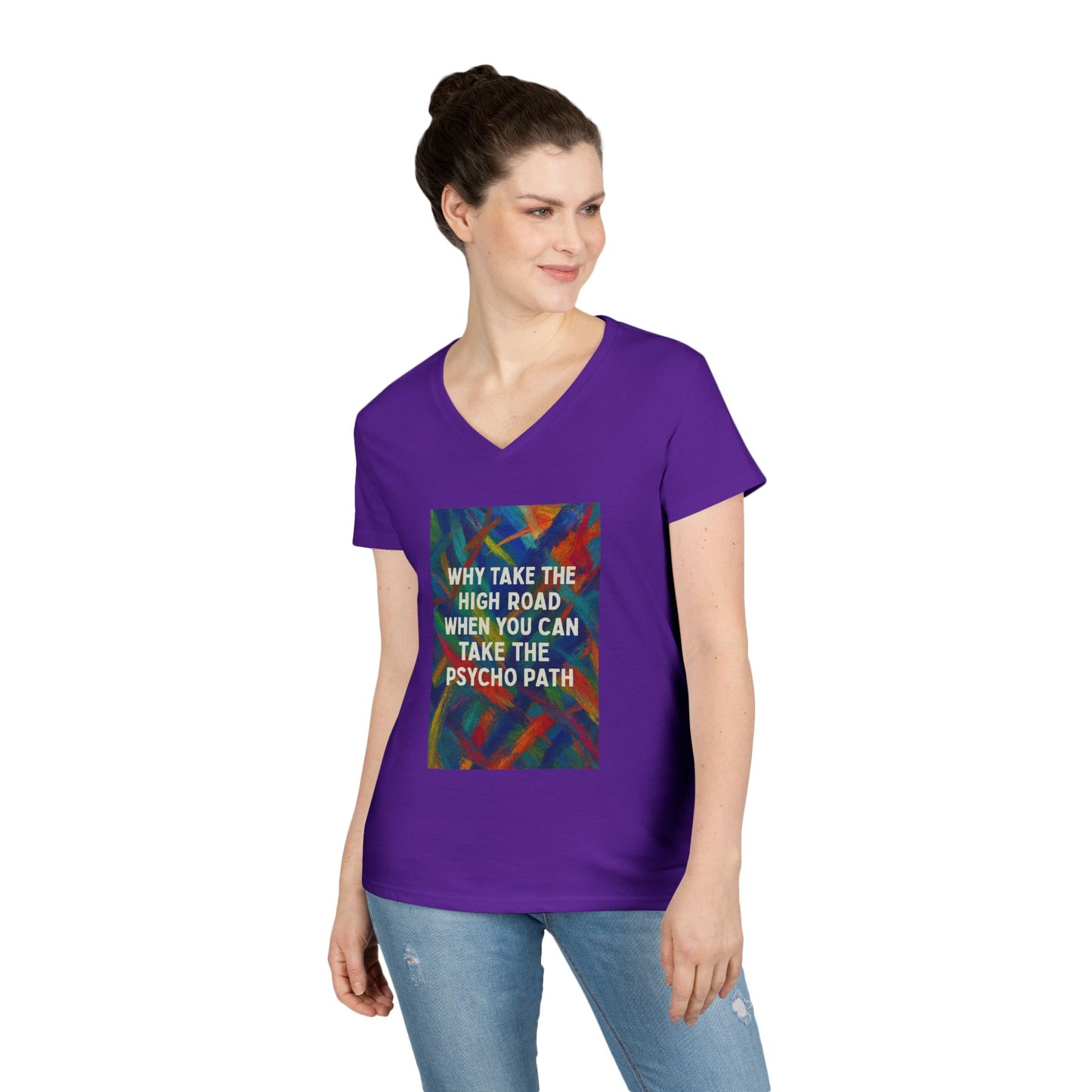 Psycho Path Women's V-Neck T-Shirt
