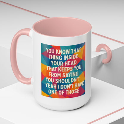 No Filter 2-Tone Coffee Mug