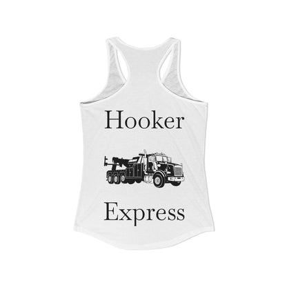 H**ker Express Heavy Tow Truck Women's Racerback Tank