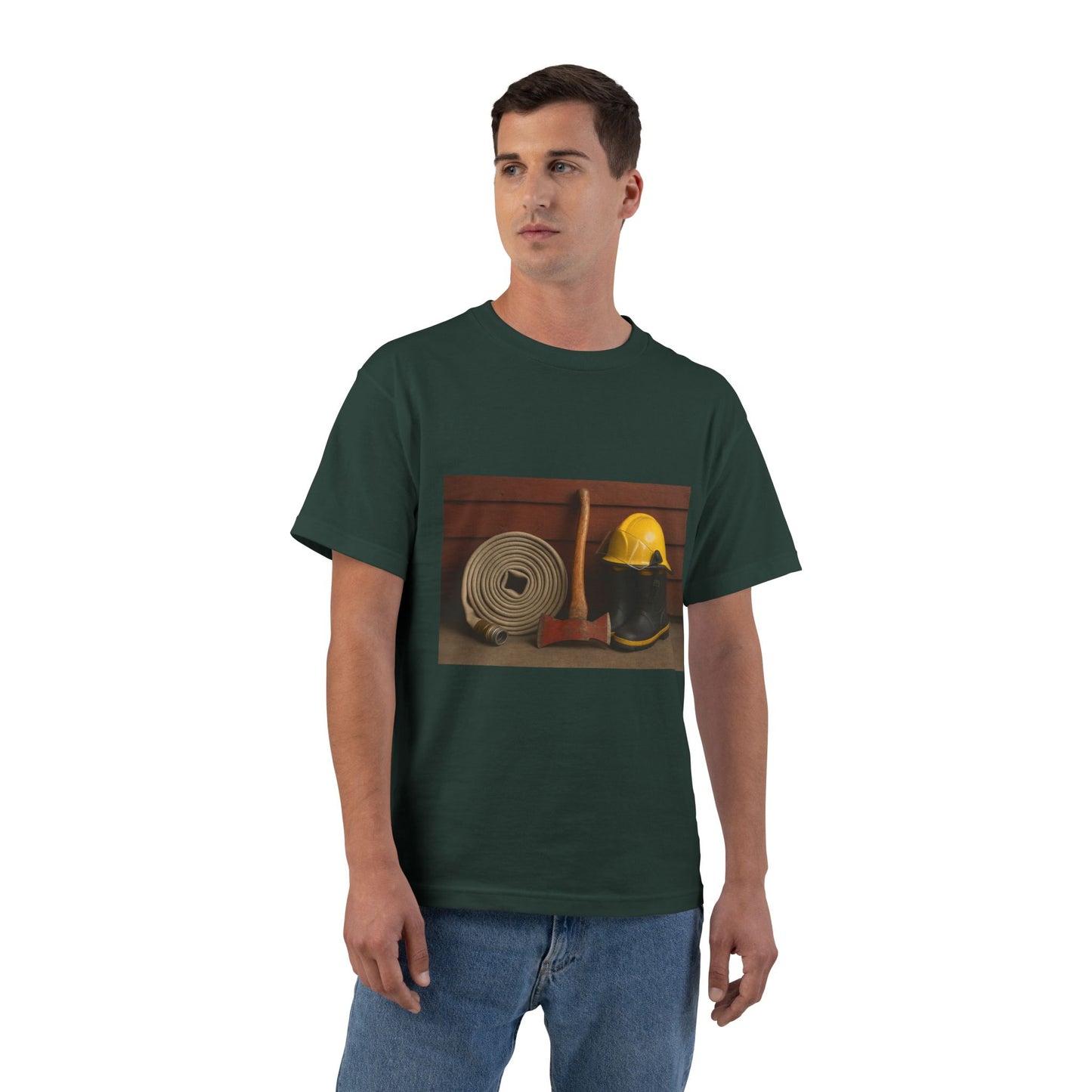 Fire/Rescue Appreciation Men's Short-Sleeve Crewneck Tee