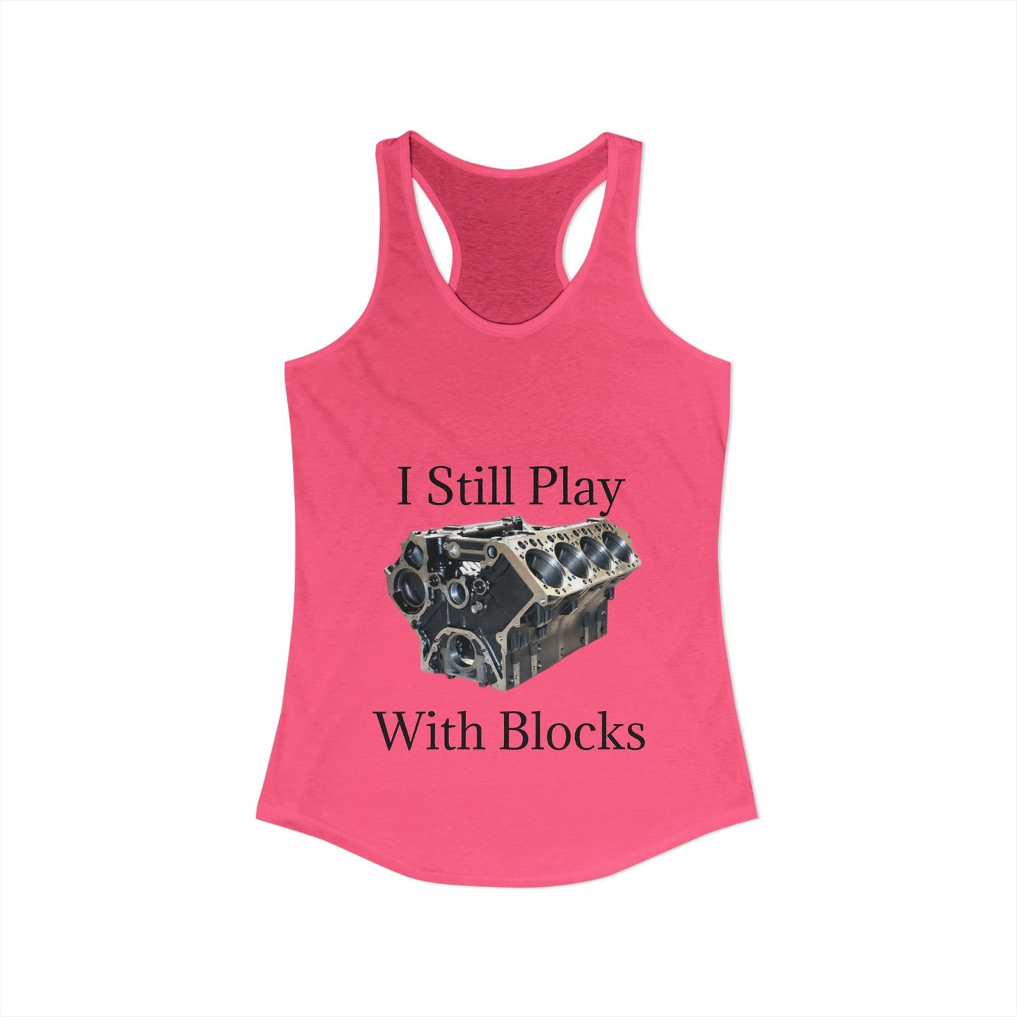 Play With Blocks Women's Racerback Tank