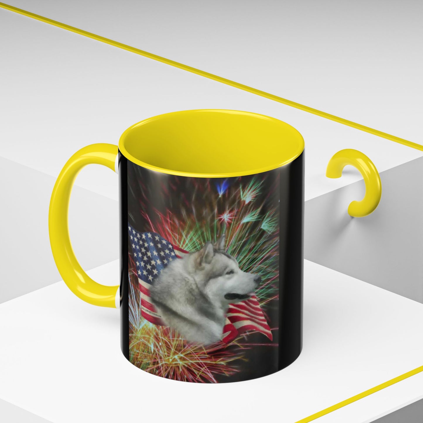 American Malamute 2-Tone Coffee Mug