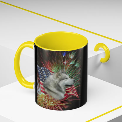 American Malamute 2-Tone Coffee Mug