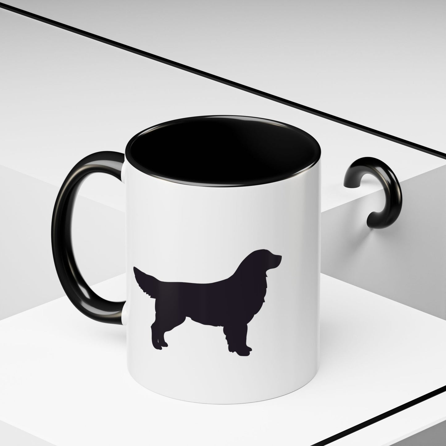 Golden Silhouette 2-Tone Coffee Mug