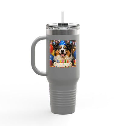 Birthday Buddy Aussie Insulated Travel Mug