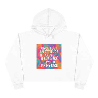 Fix My Face Women's Crop Hoodie