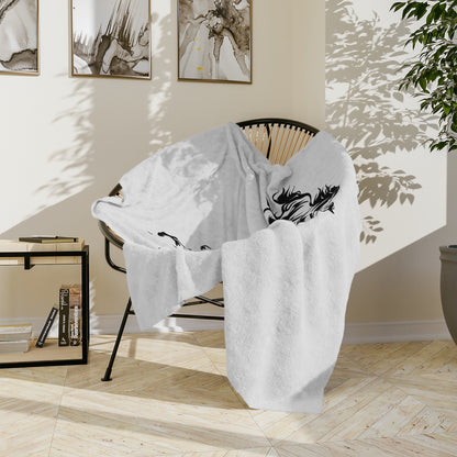 Horsin' Around Velveteen Microfiber Blanket