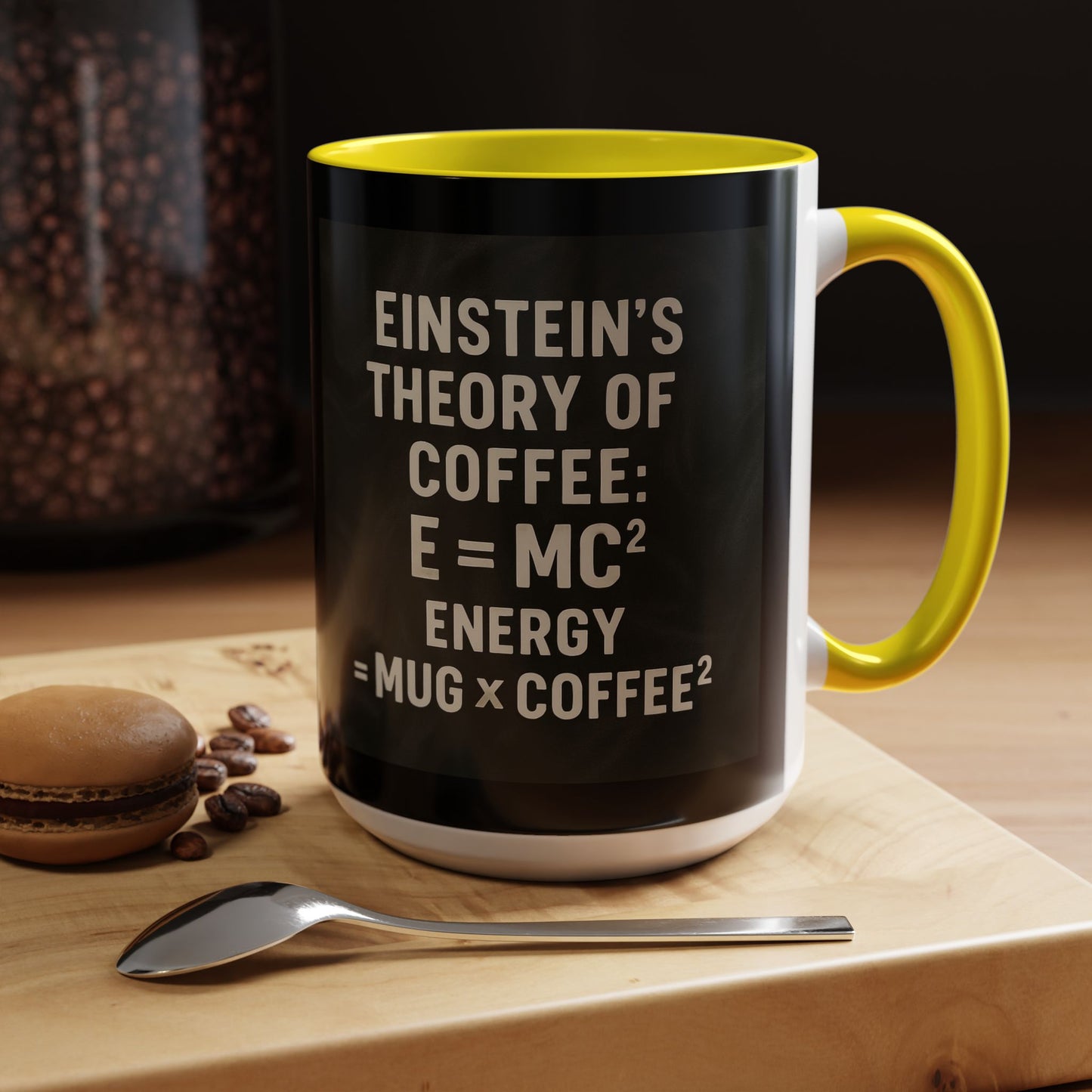 Einstein's Theory Of Coffee 2-Tone Coffee Mug