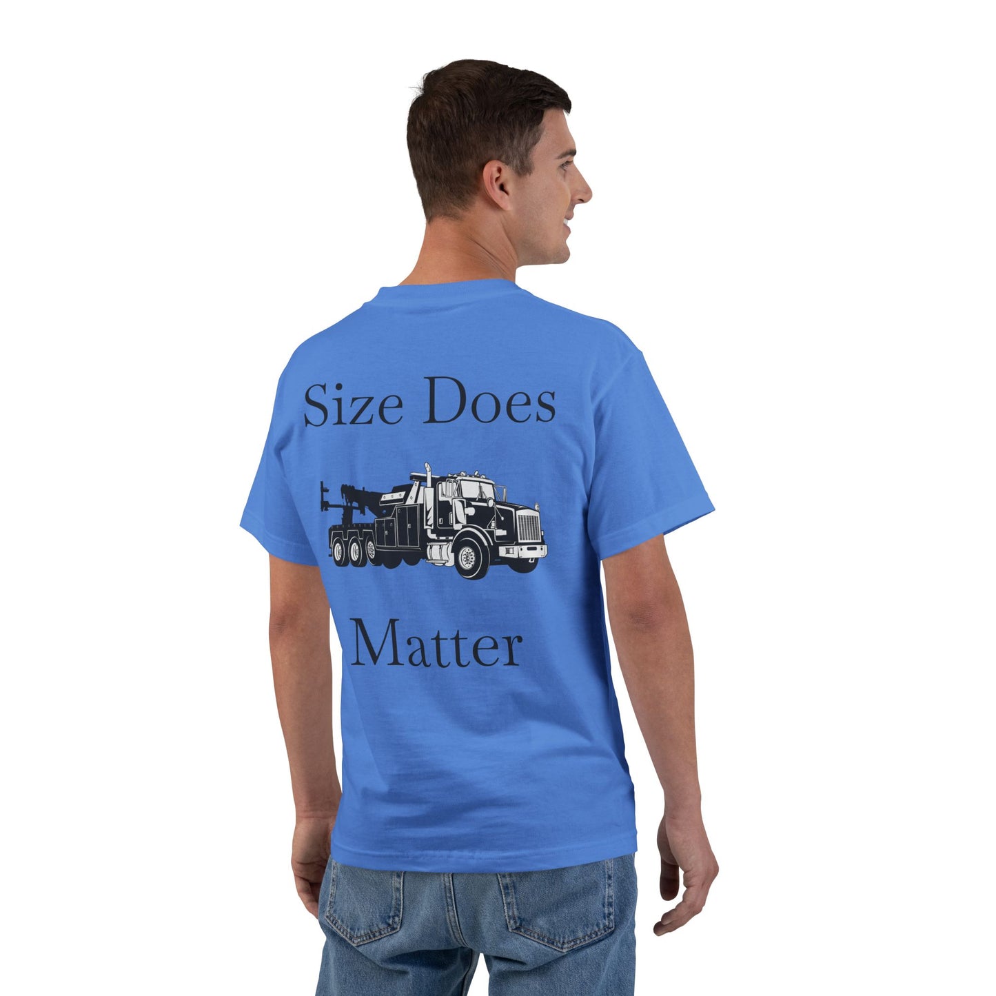 Size Does Matter Men's Short-Sleeve Crewneck Tee
