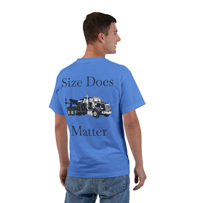 Size Does Matter Men's Short-Sleeve Crewneck Tee