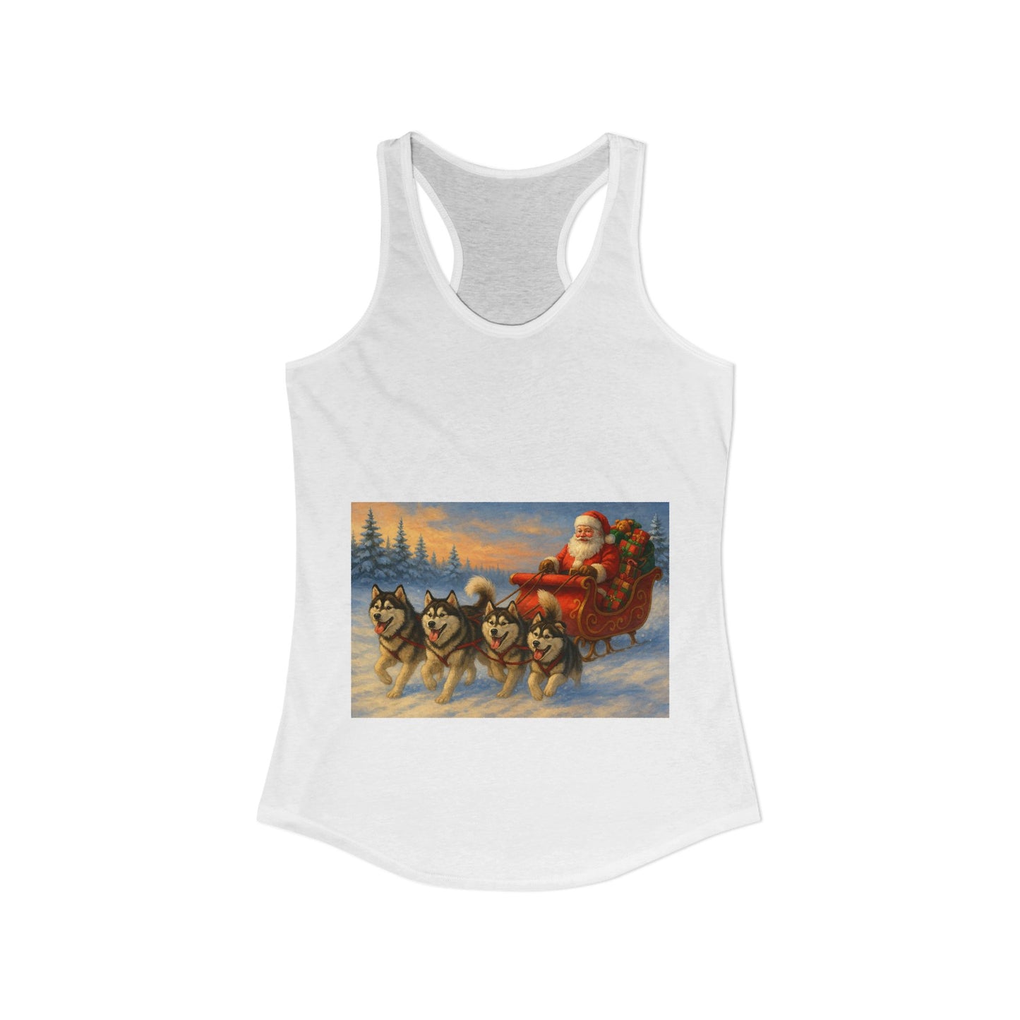 Dashing Through The Snow Women's Racerback Tank