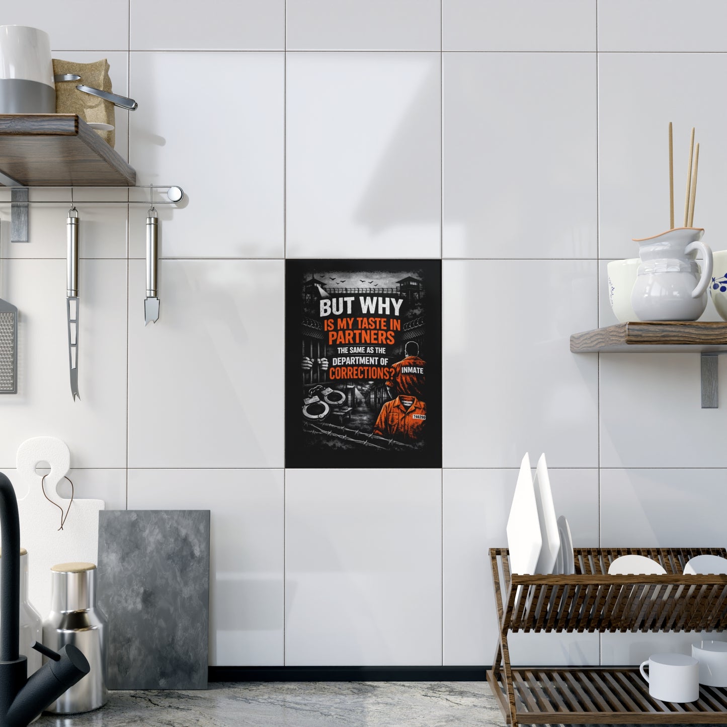 Department Of Corrections Ceramic Photo Tile