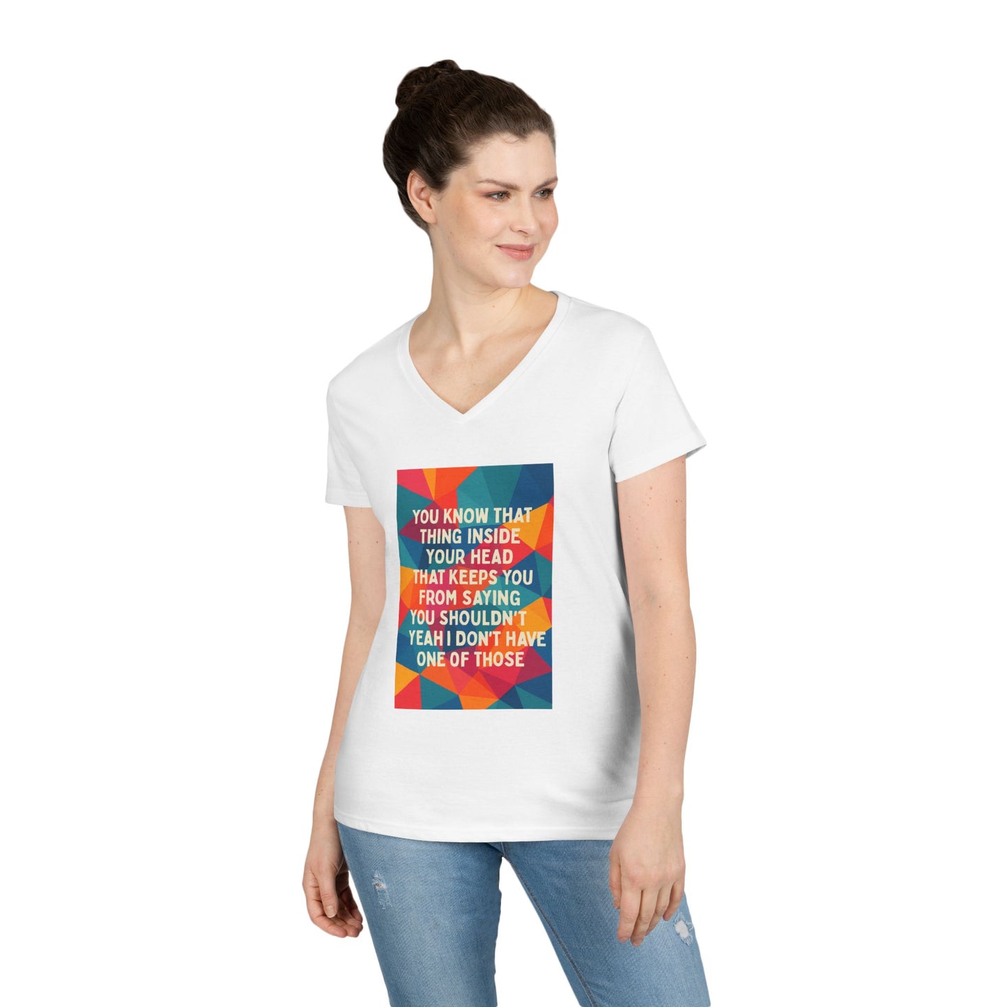 No Filter Women's V-Neck T-Shirt