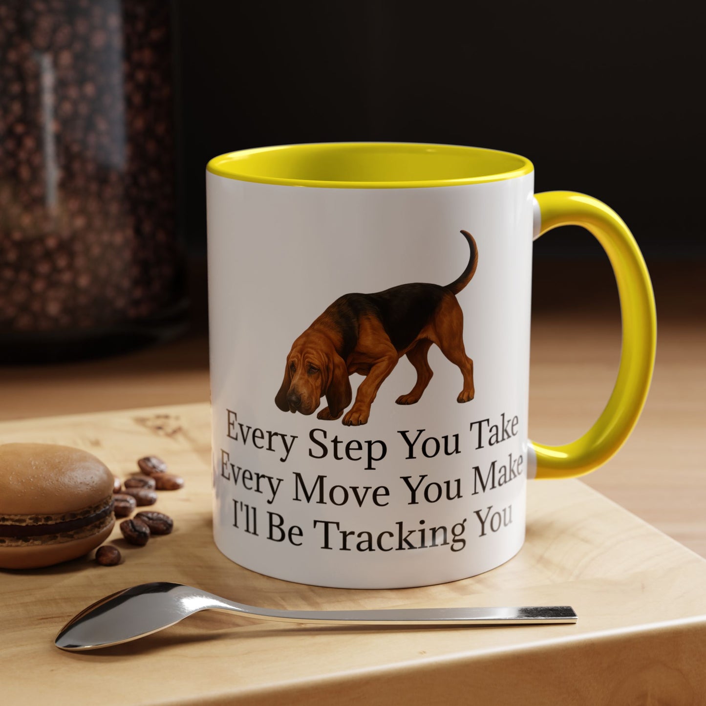 Tracking You 2-Tone Coffee Mug
