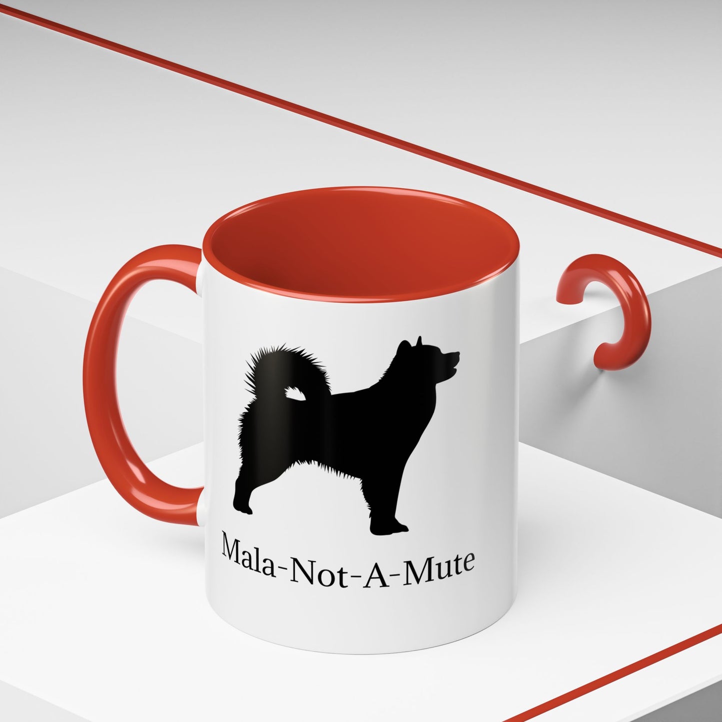Mala-Not-A-Mute 2-Tone Coffee Mug