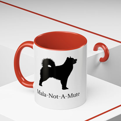 Mala-Not-A-Mute 2-Tone Coffee Mug