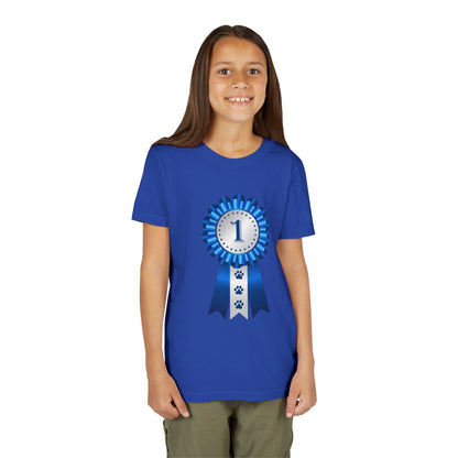 Show Ribbon Youth Unisex Short Sleeve Crewneck Tee