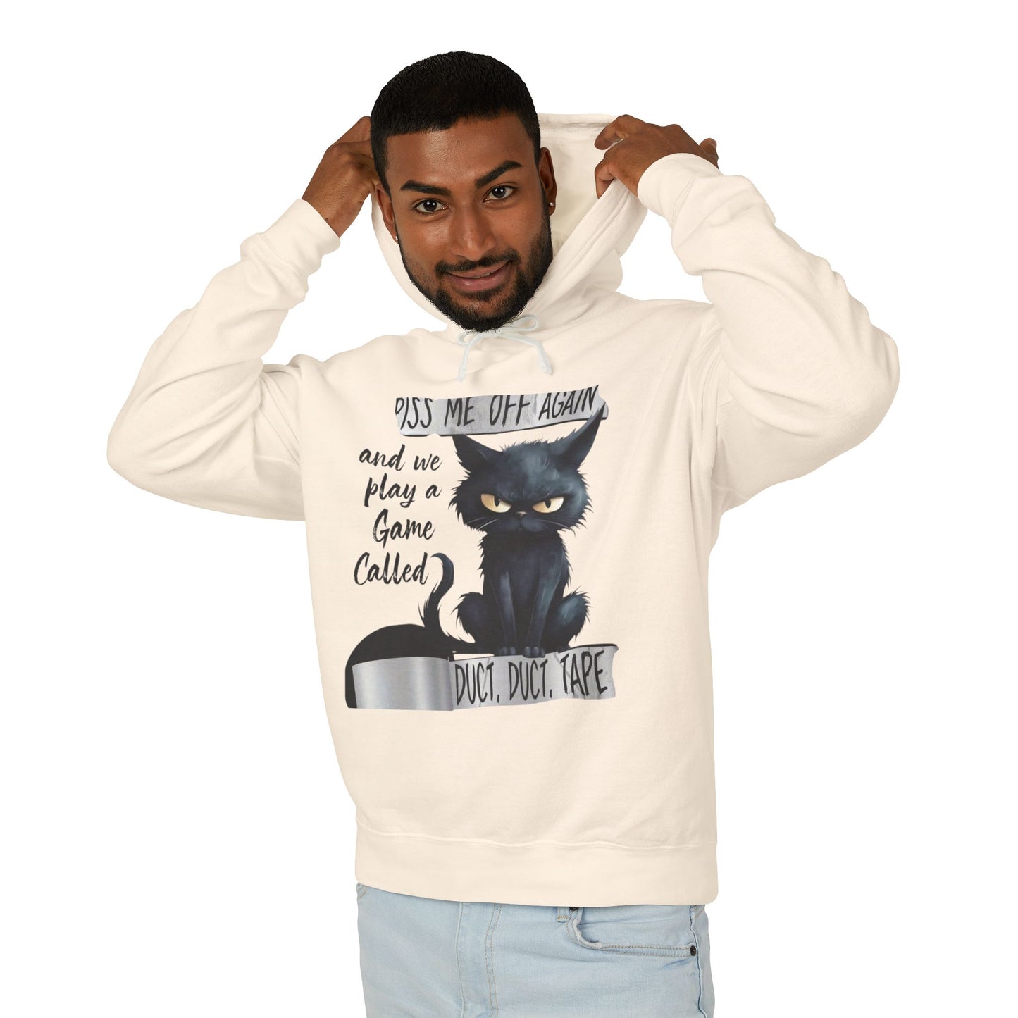 Duct, Duct, Tape Unisex Lightweight Hoodie