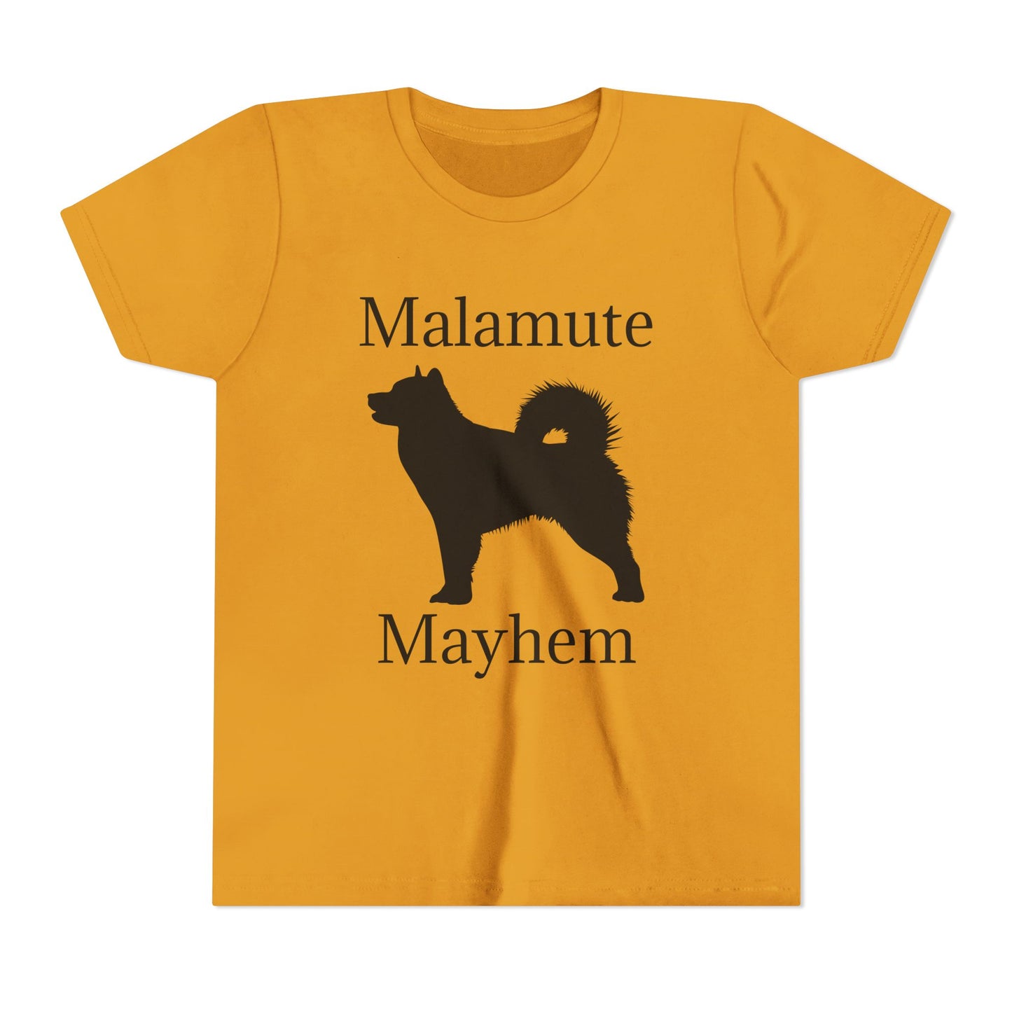 Malamute Mayhem Youth Unisex Short Sleeve Crewneck Tee