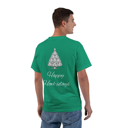 Happy Howl-idays Men's Short-Sleeve Crewneck Tee