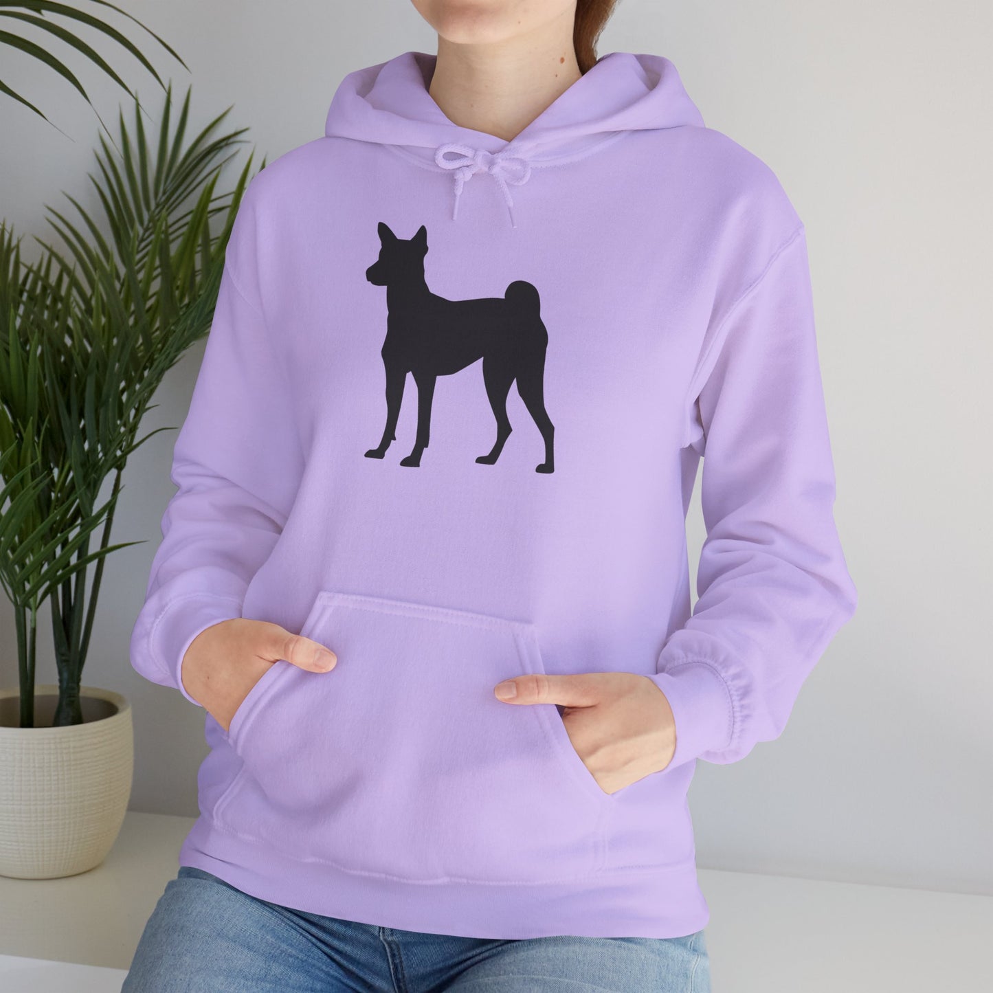Basenji Silhouette Unisex Hoodie