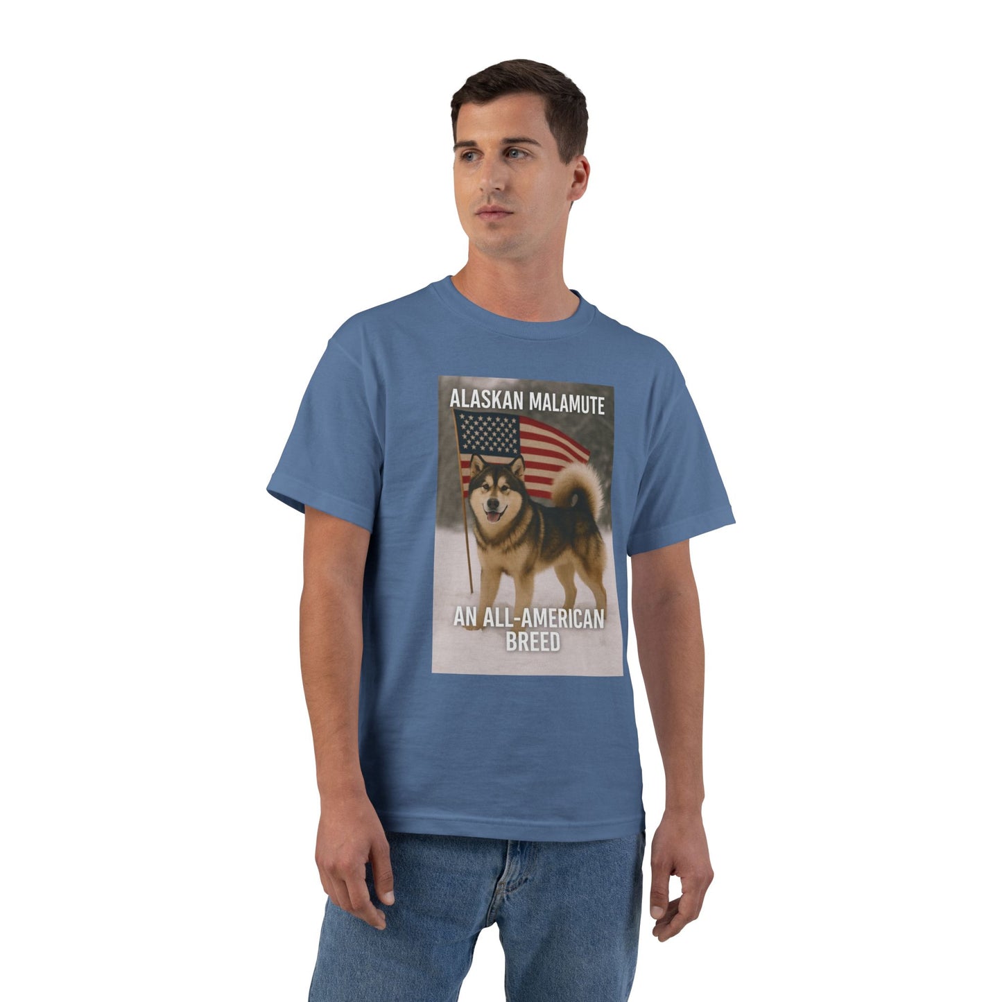 All-American Breed Men's Short-Sleeve Crewneck Tee