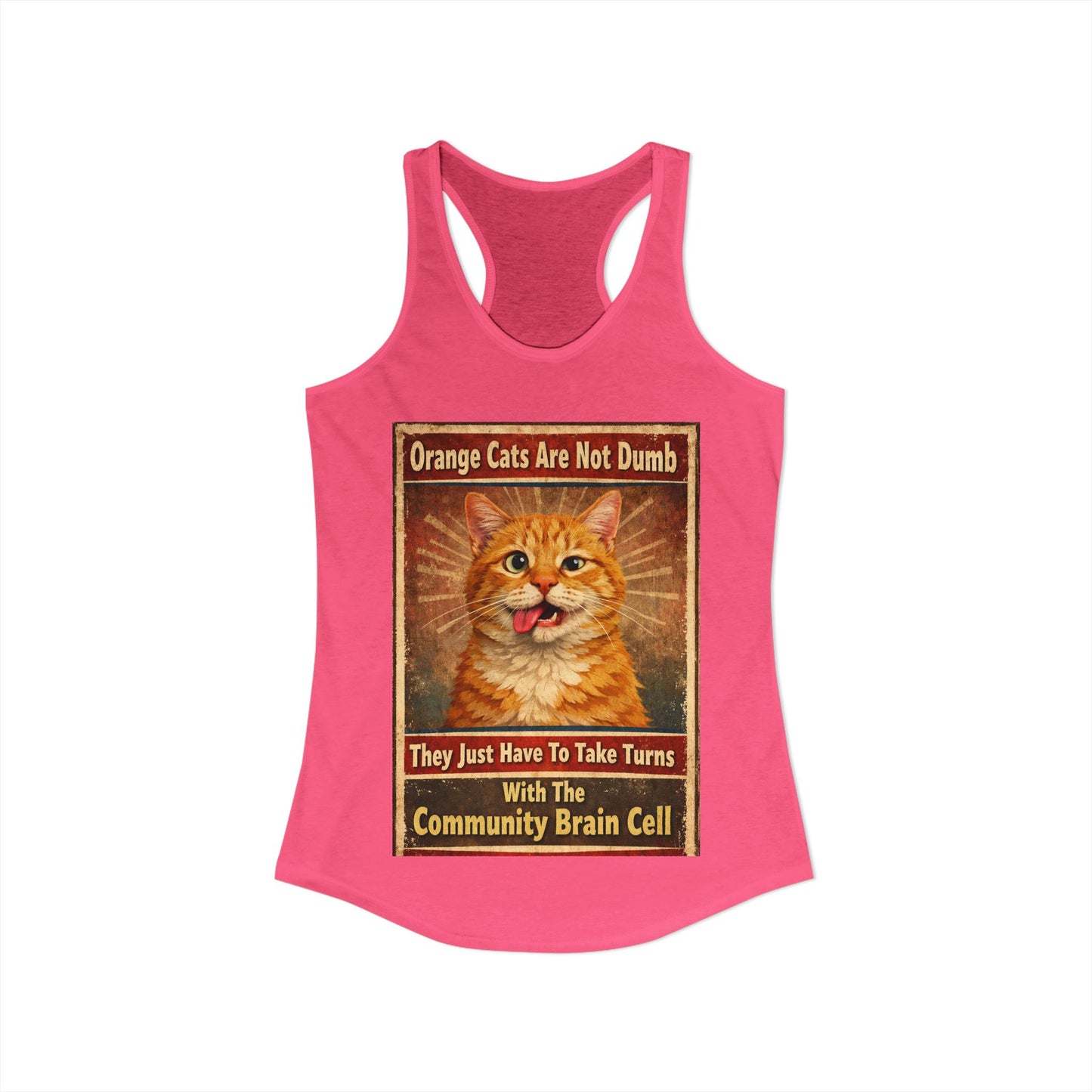 Community Brain Cell Women's Racerback Tank