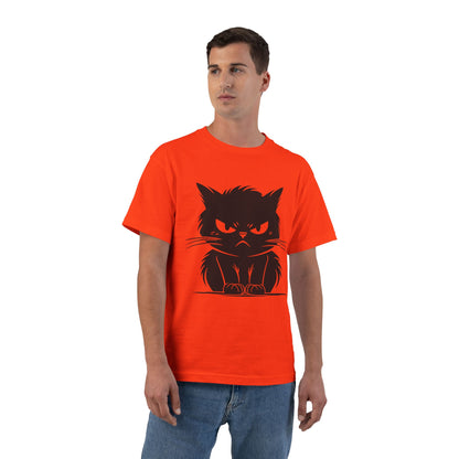 Angry Cat Men's Short-Sleeve Crewneck Tee