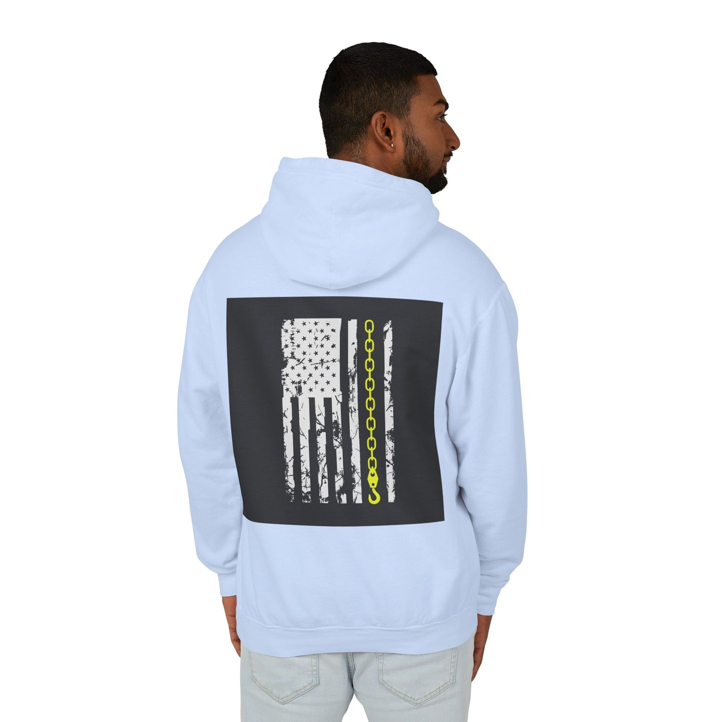 Thin Yellow Line Unisex Lightweight Hoodie