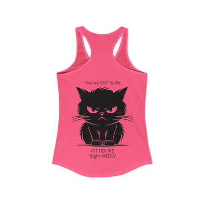 KITTEN Me Women's Racerback Tank