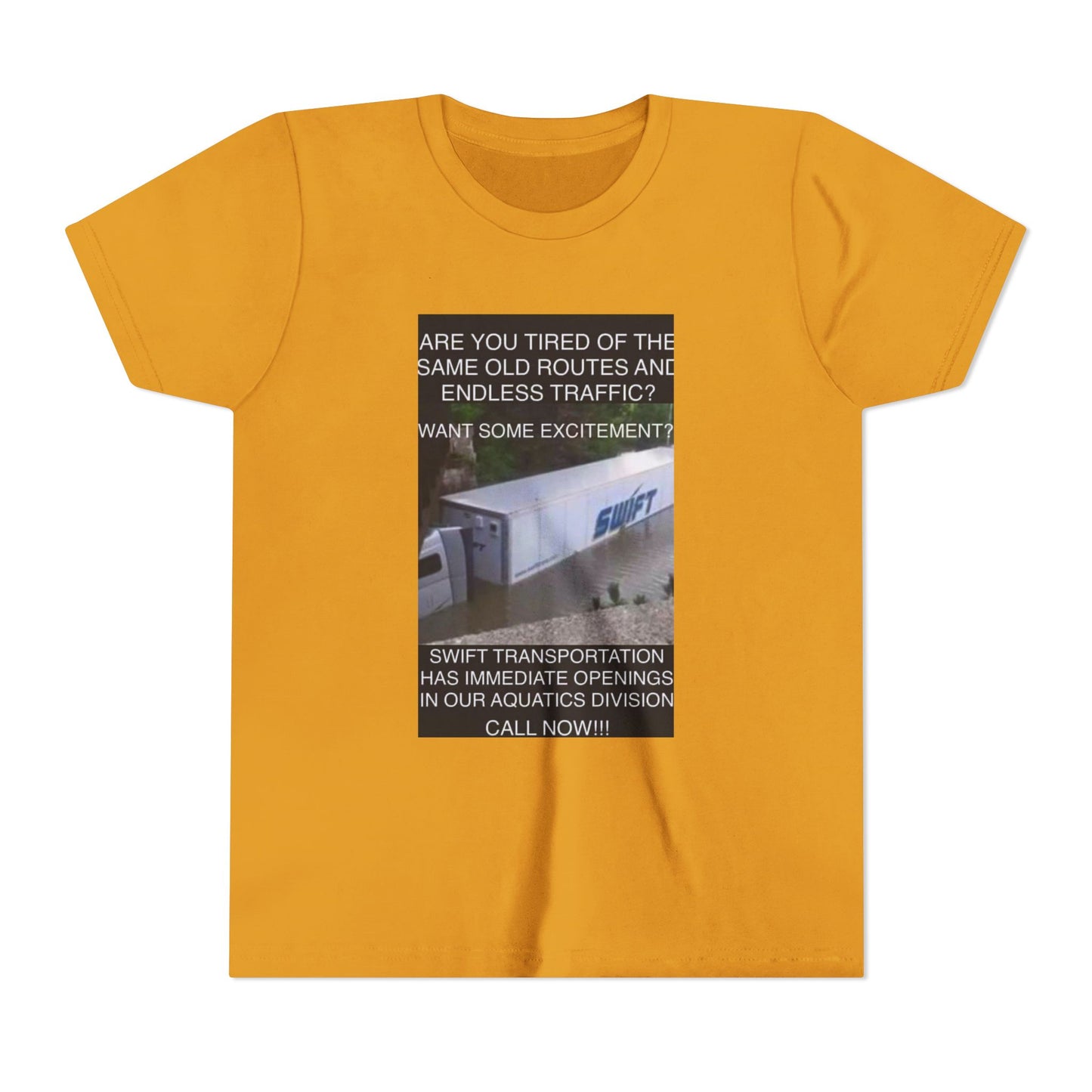Swift Aquatics Youth Unisex Short Sleeve Crewneck Tee