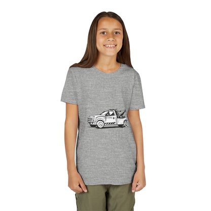 Wheel Lift Tow Truck Youth Unisex Short Sleeve Crewneck Tee