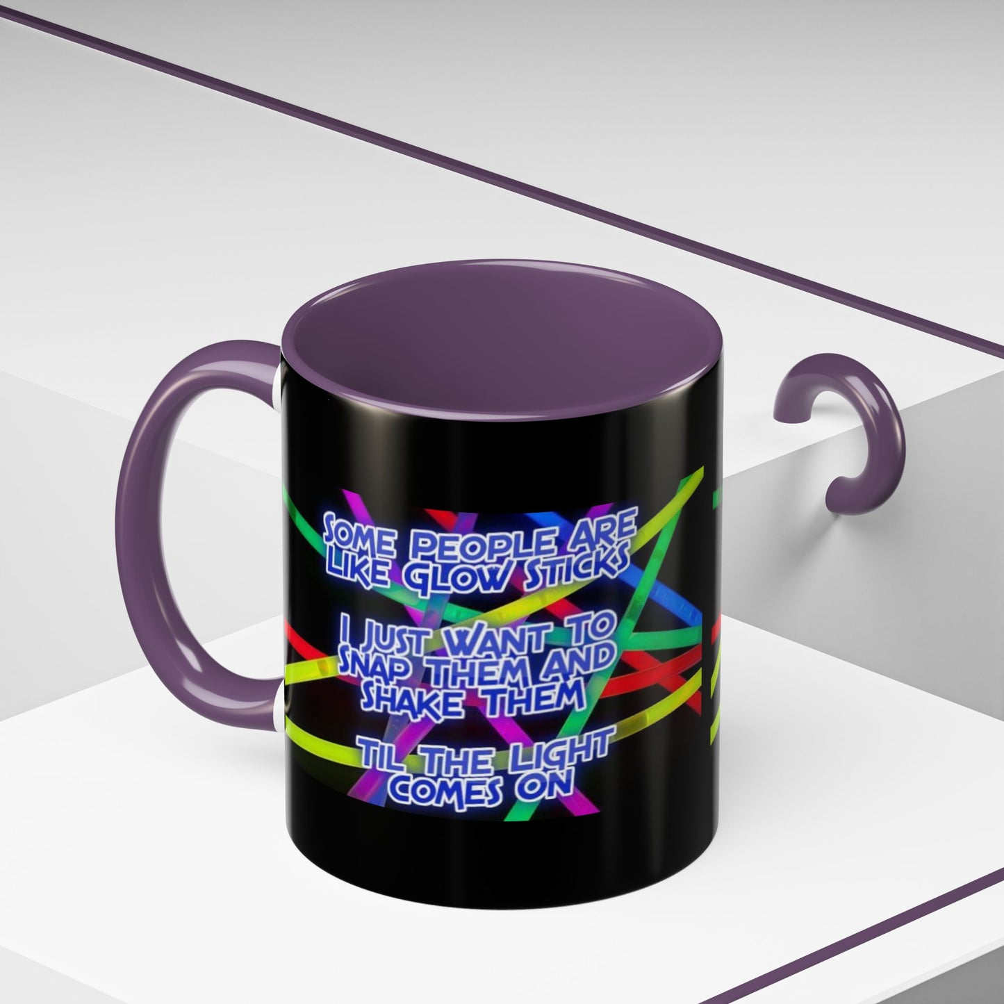 Glow Sticks 2-Tone Coffee Mug