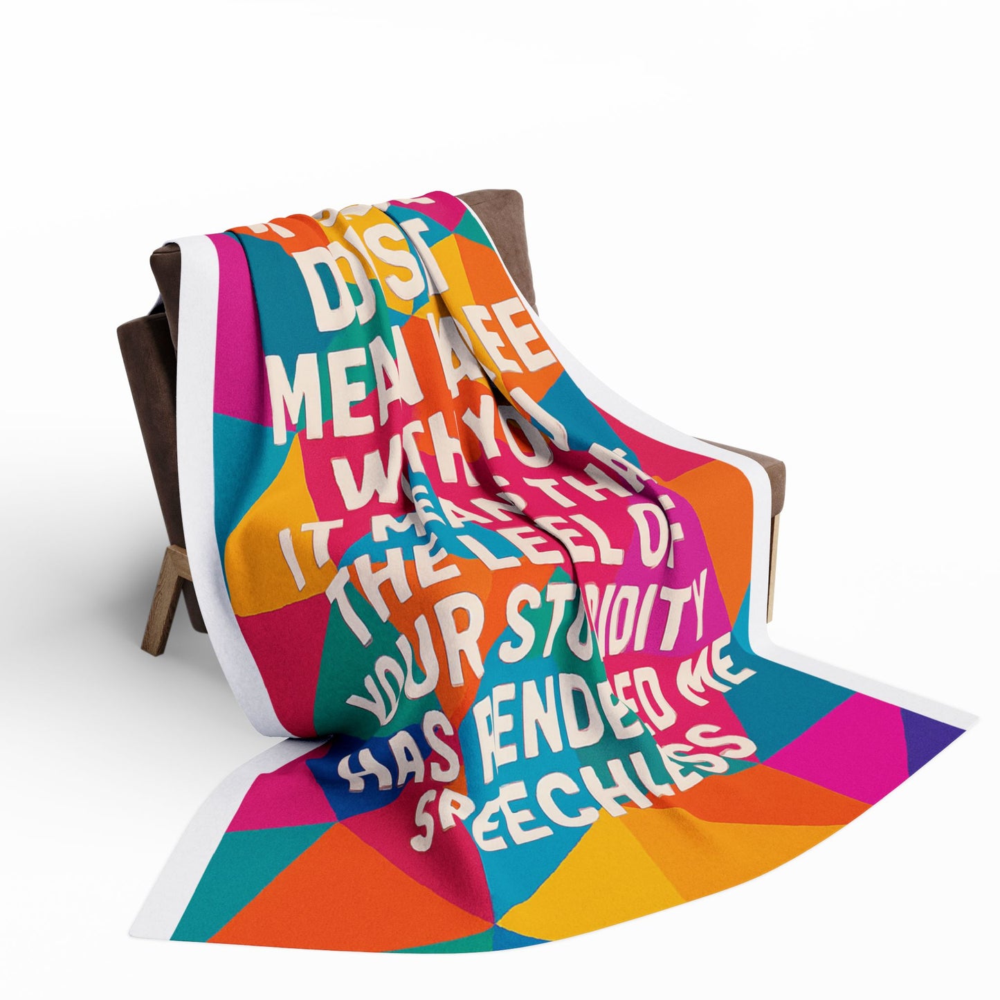 Speechless Arctic Fleece Blanket