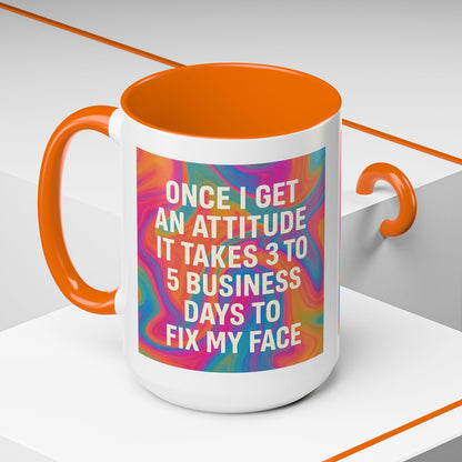Fix My Face 2-Tone Coffee Mug
